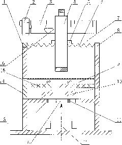 Experimental apparatus for measuring refractive indexes of liquid and measuring method thereof