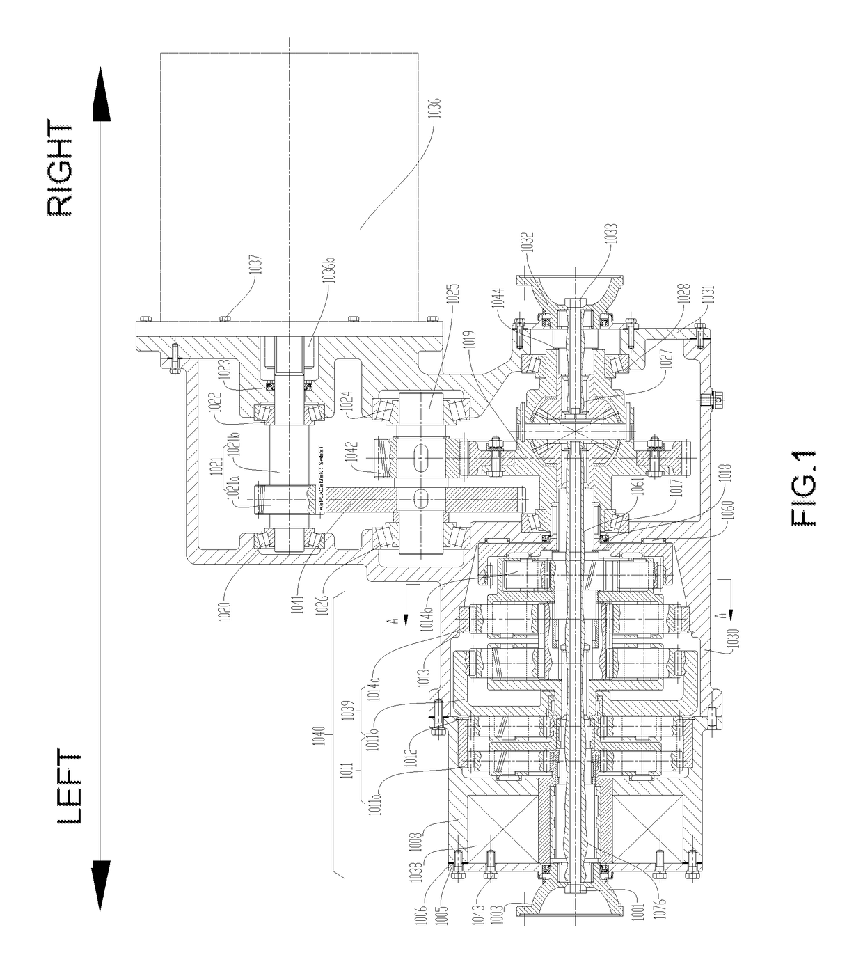 Drive axle of electric distribution torque