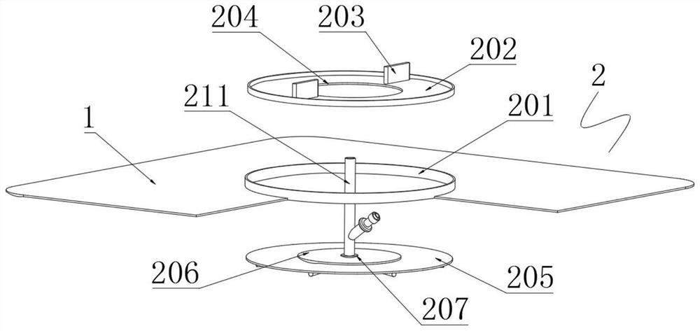 Negative pressure type drainage rehabilitation device for chronic wounds of old people