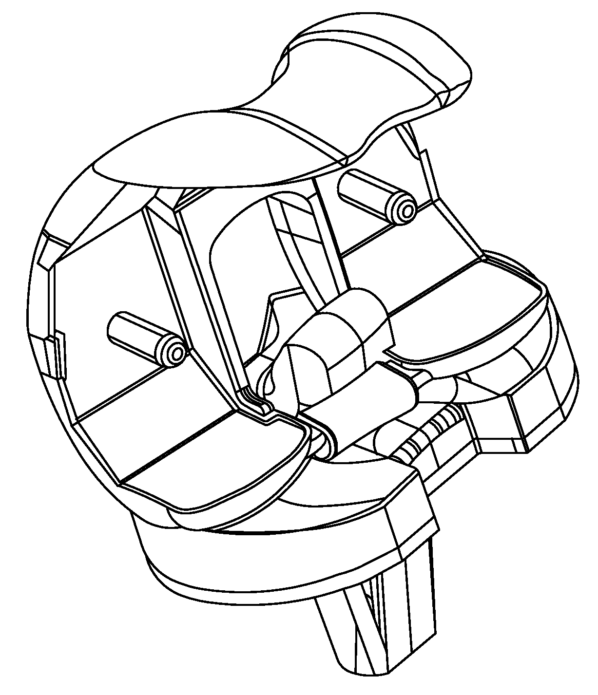 Total Knee Replacement Prosthesis With High Order NURBS Surfaces