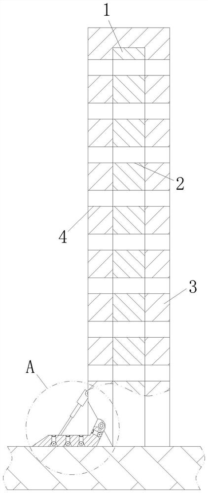 Treatment filtering device for repairing river channel