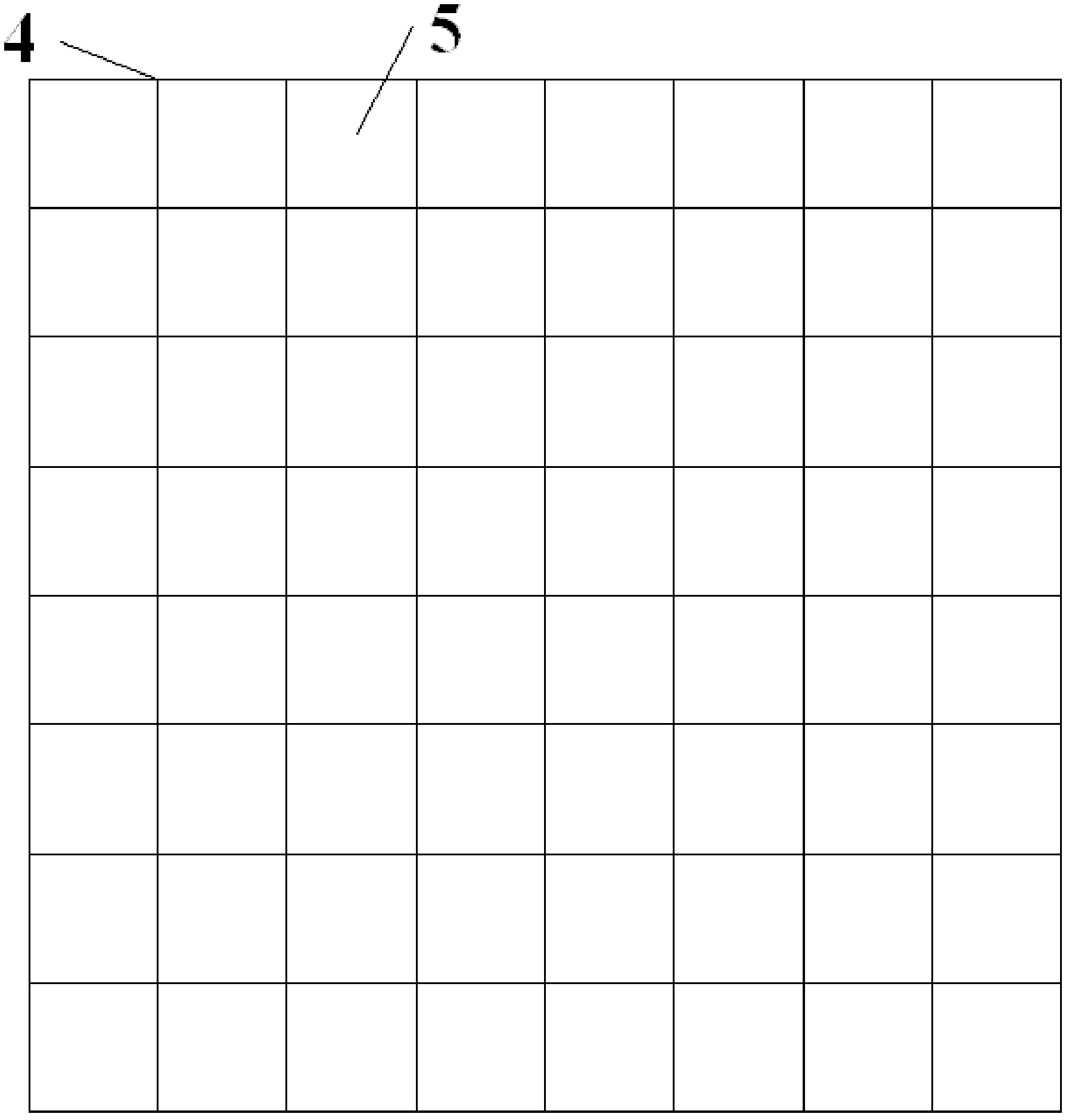 Split large screen-based multi-target optical fiber positioning simulation calibration method and equipment