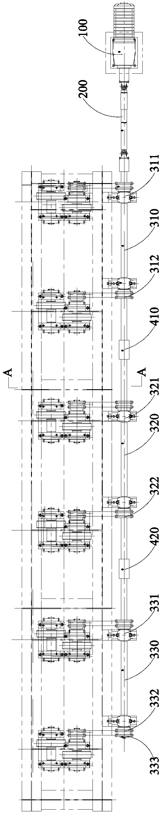 Carrier roller drive device