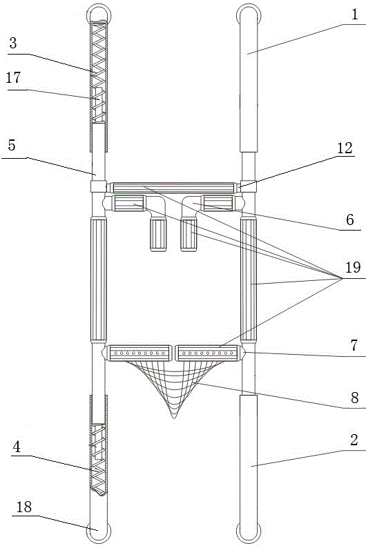 Falling self-rescuing device for elevator