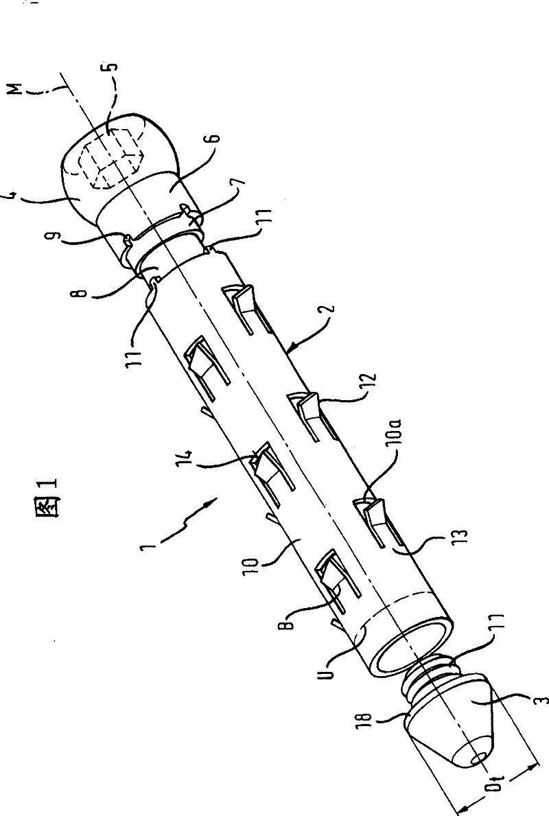 Bone anchoring element