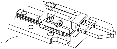 One-time molding device for metal reeds used in plug-in boards