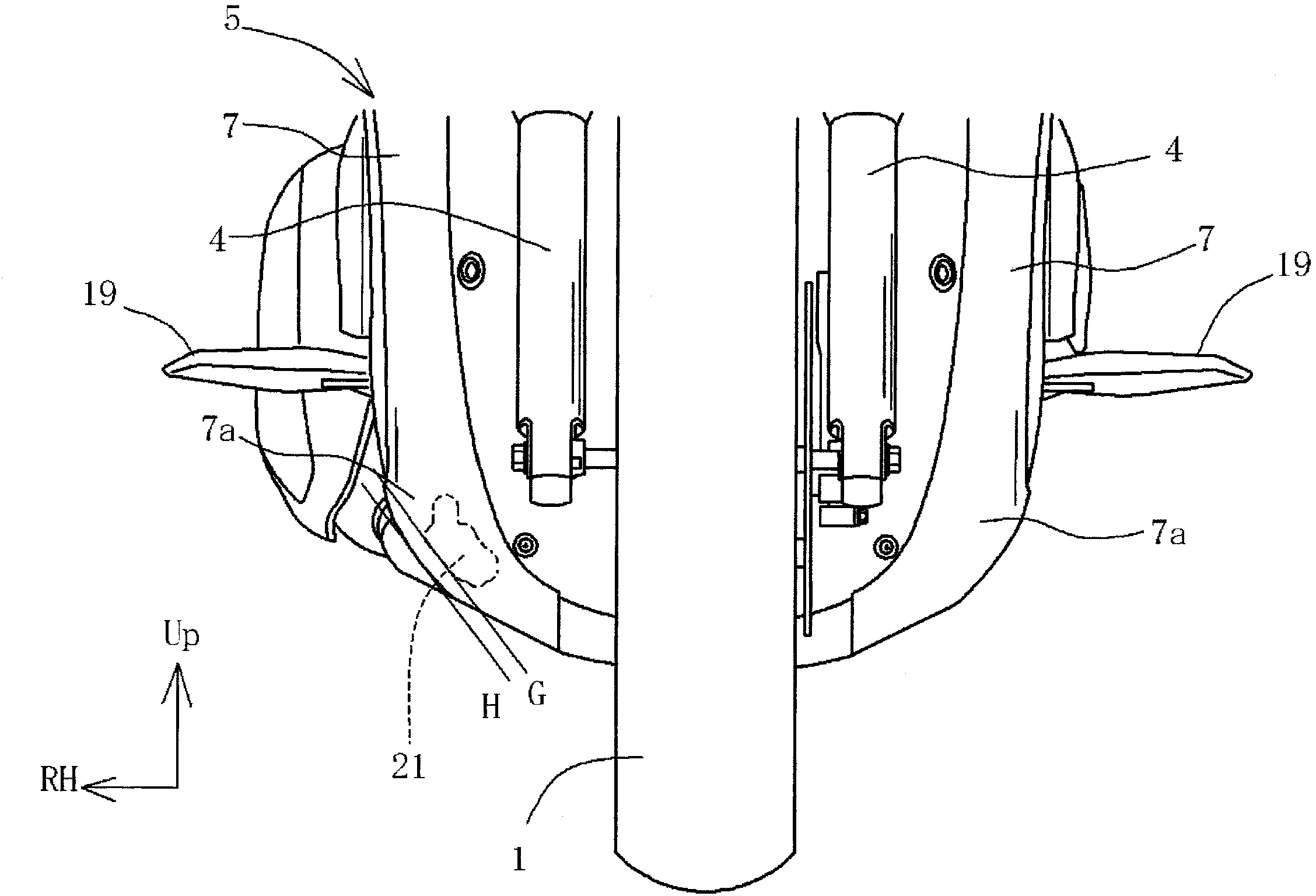 Vehicle with footboard