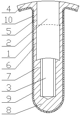 Pull riveting type tire repairing nail