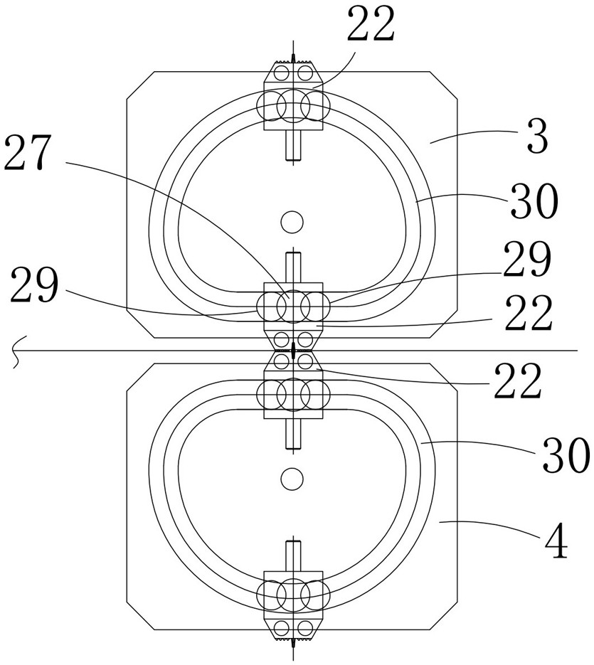 Rotary sealing and cutting device