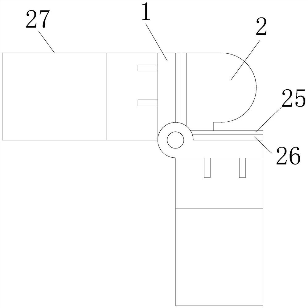 Furniture door connecting device