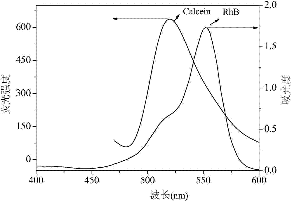 Method for detecting S&lt;2&gt; based on calcein-rhodamine B-gold ion system