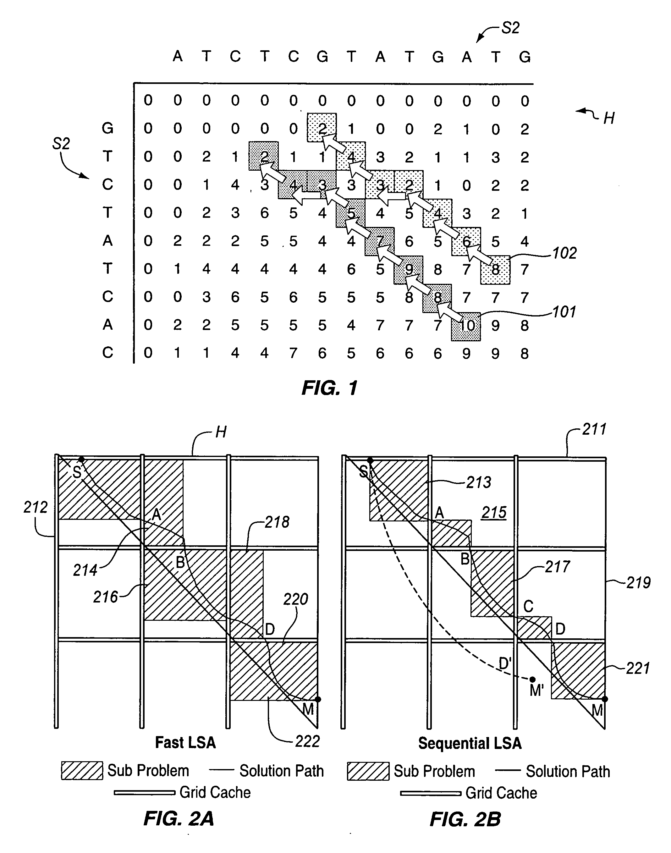 Fast alignment of large-scale sequences using linear space techniques