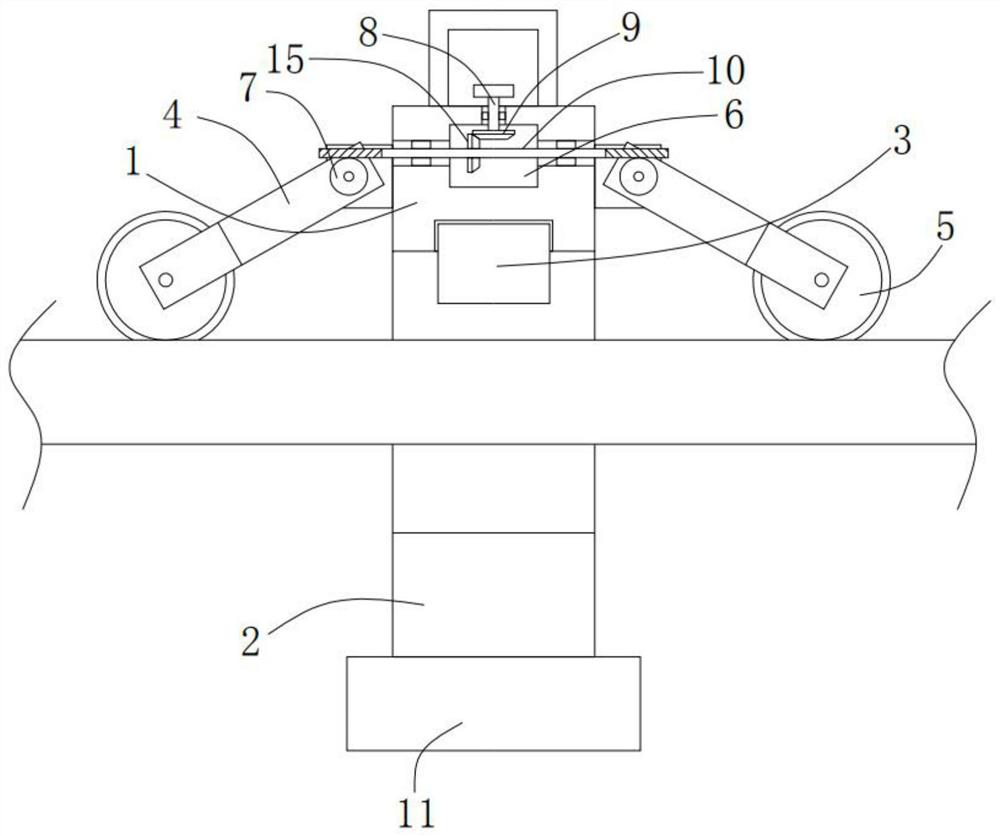 Anti-creeping detection device for the safety of electric power communication circuit