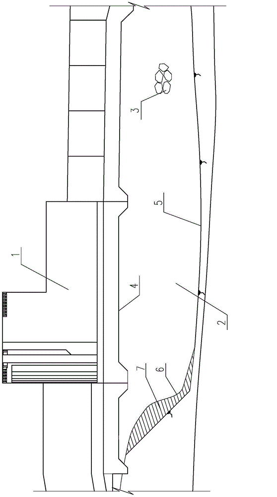 Method for processing soft foundation of hydraulic structure