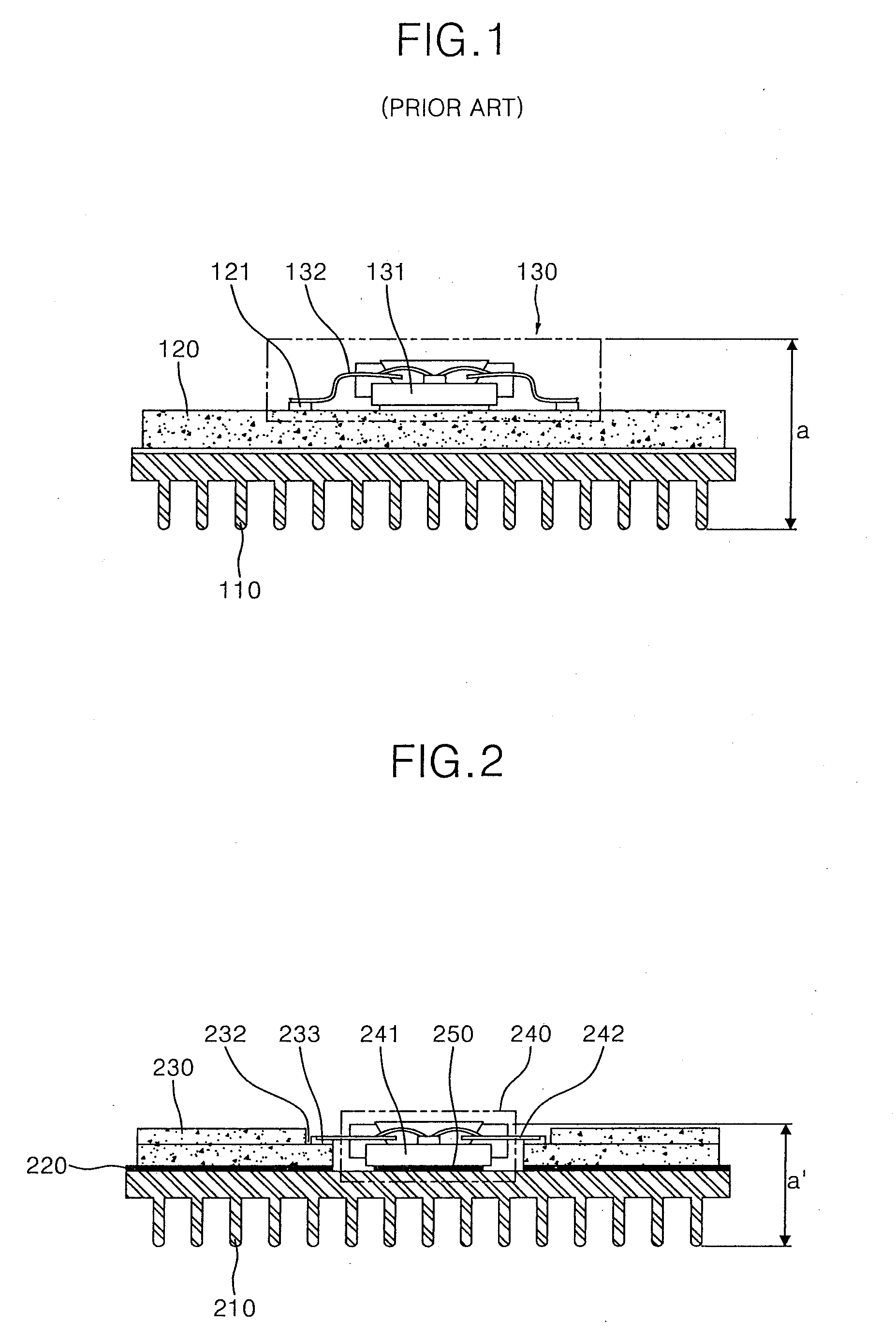 Cooling Device for Light Emitting Diode (LED) Module and Method for Fabricating the Same