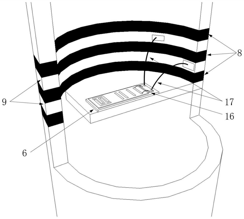 A soil temperature and humidity three-dimensional map detection system and detection method based on UAV and surface acoustic wave sensor nodes