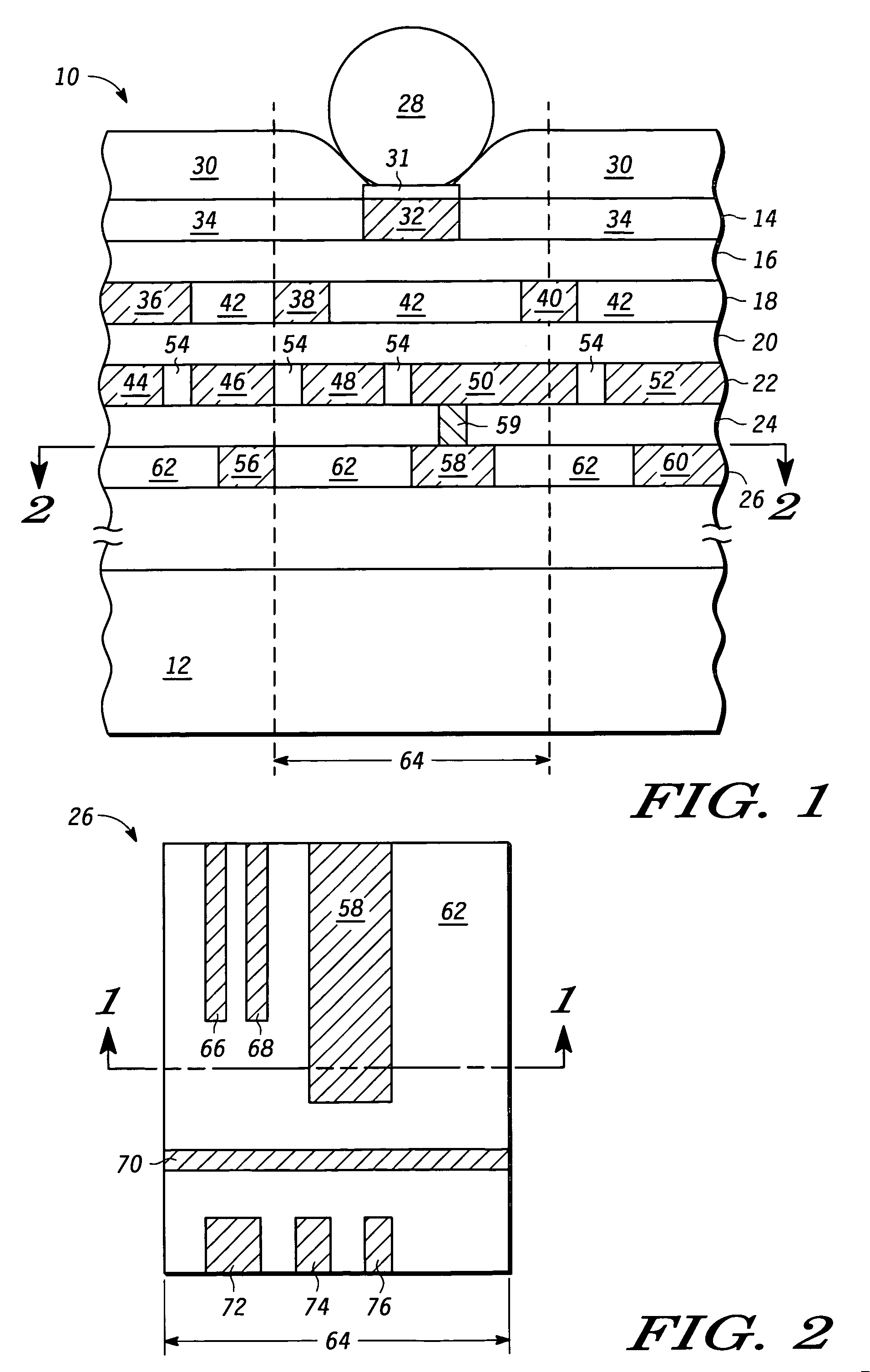 Integrated circuit having structural support for a flip-chip interconnect pad and method therefor