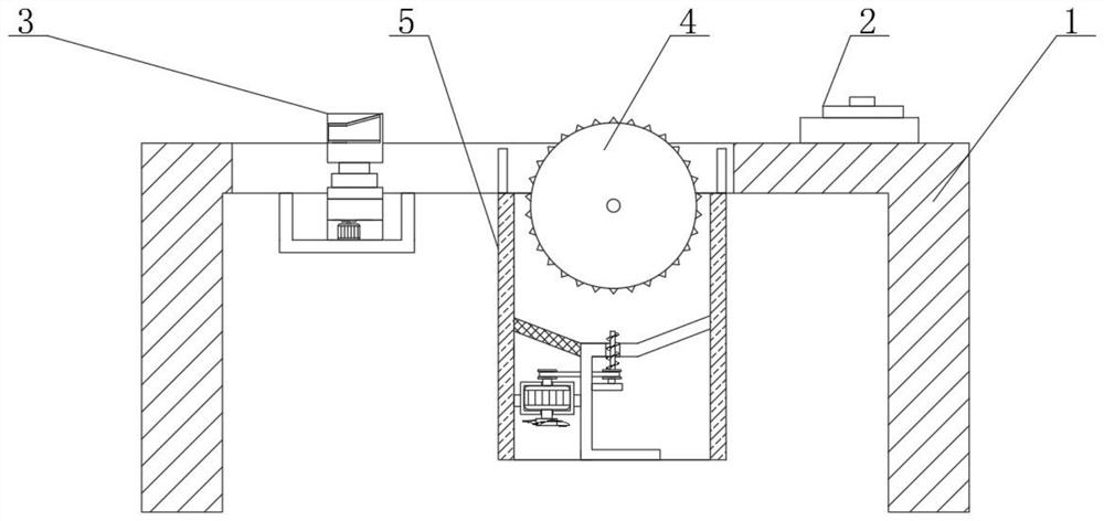 Building material production equipment with environmental protection function