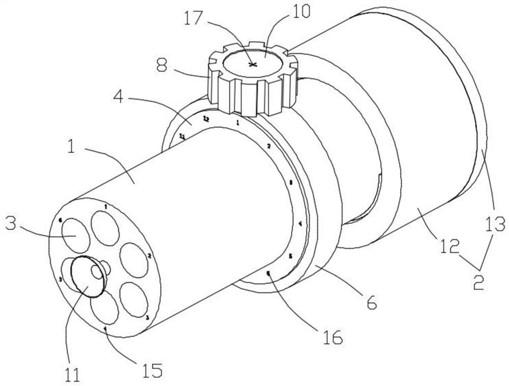 Injection positioning device for endocrinology department