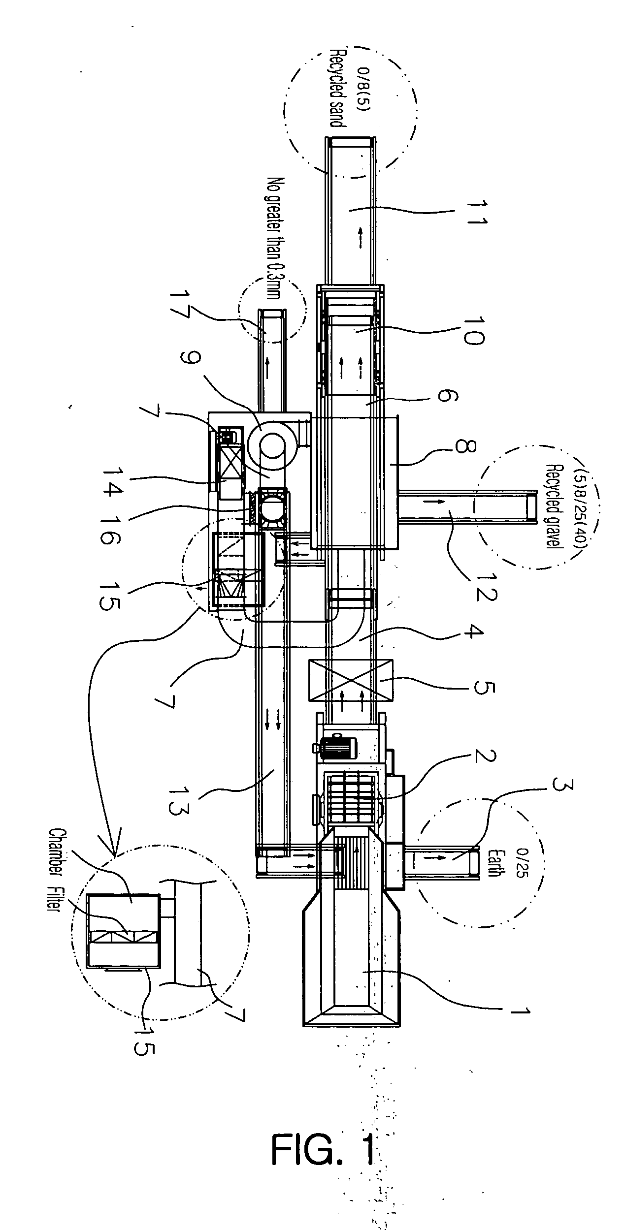 Aggregate recycling apparatus having air circulation type foreign substance and fine particle separation means, and method thereof