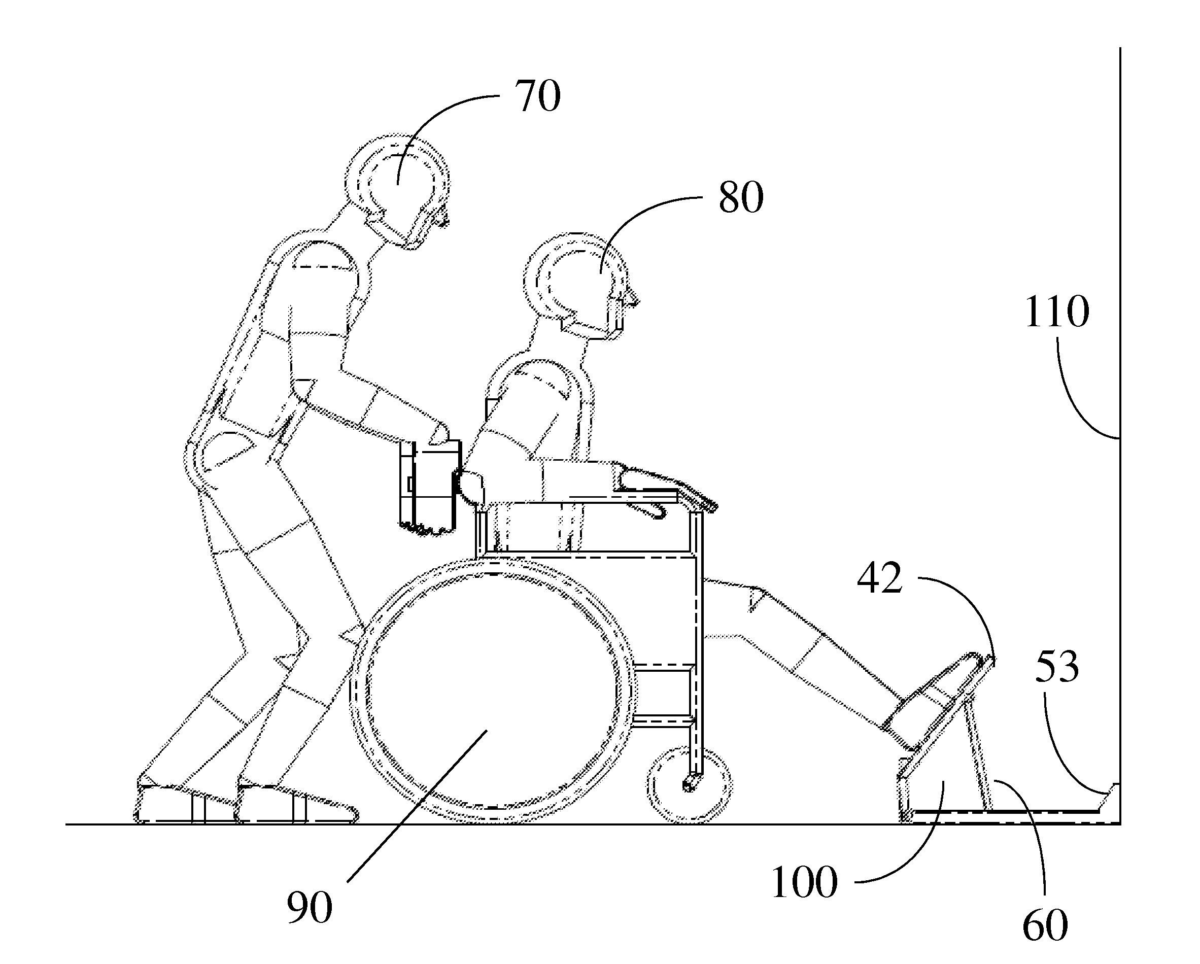 Leg exercise apparatus and method of conducting physical therapy using same