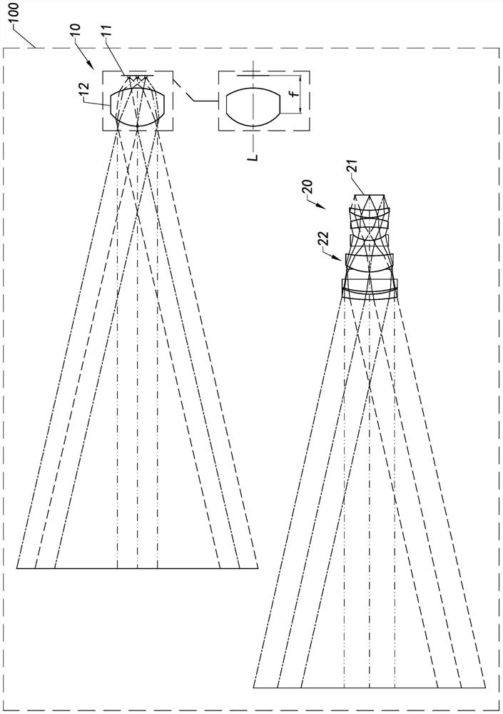 Single-layer chip type laser radar device and method of manufacturing same