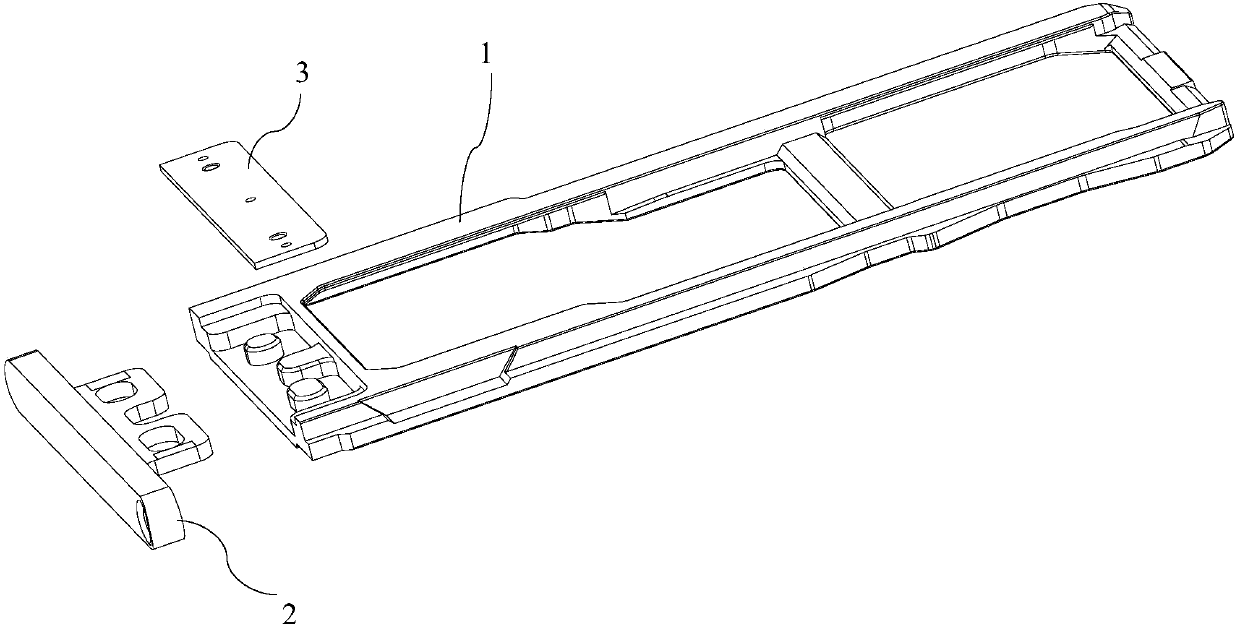 Anti-electrostatic card tray structure