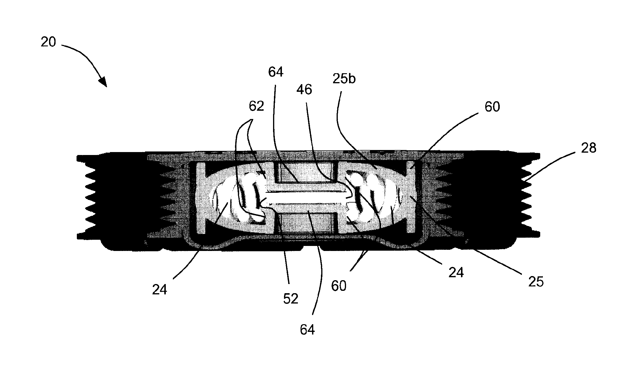 Isolator with dual springs