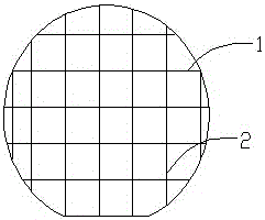 Chip fracture image detection method