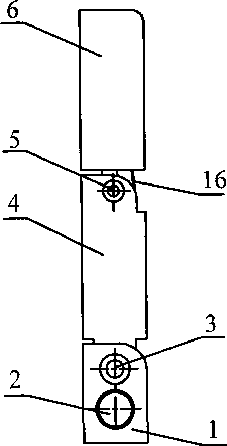 Under-actuated bionic finger device with function of pre-bending grasping