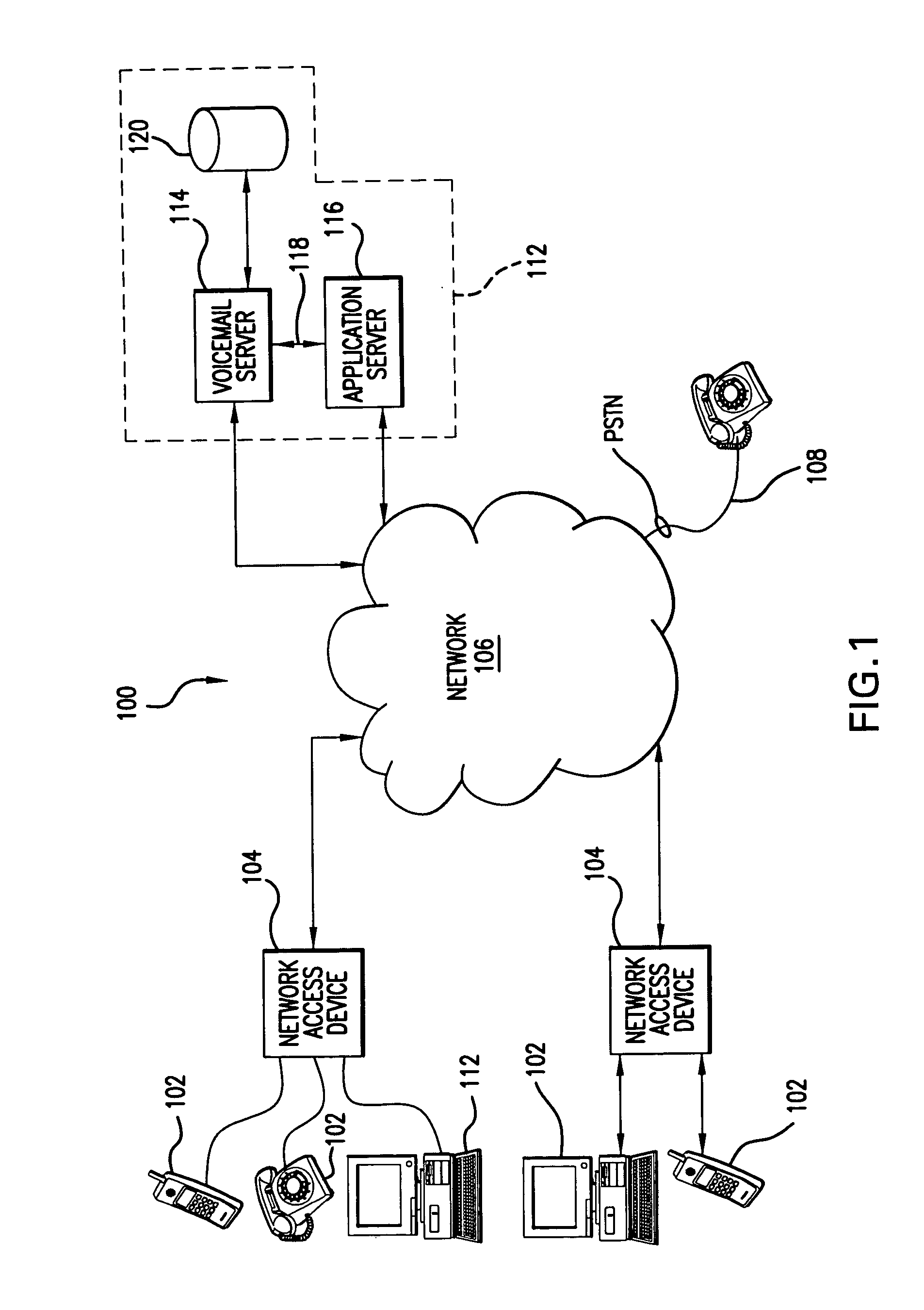 Network speech-to-text conversion and store