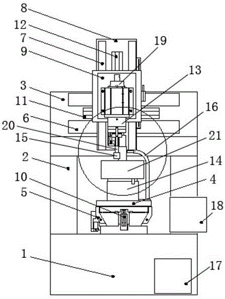 Ultra-precision shaft part electric grinding processing device and processing technology