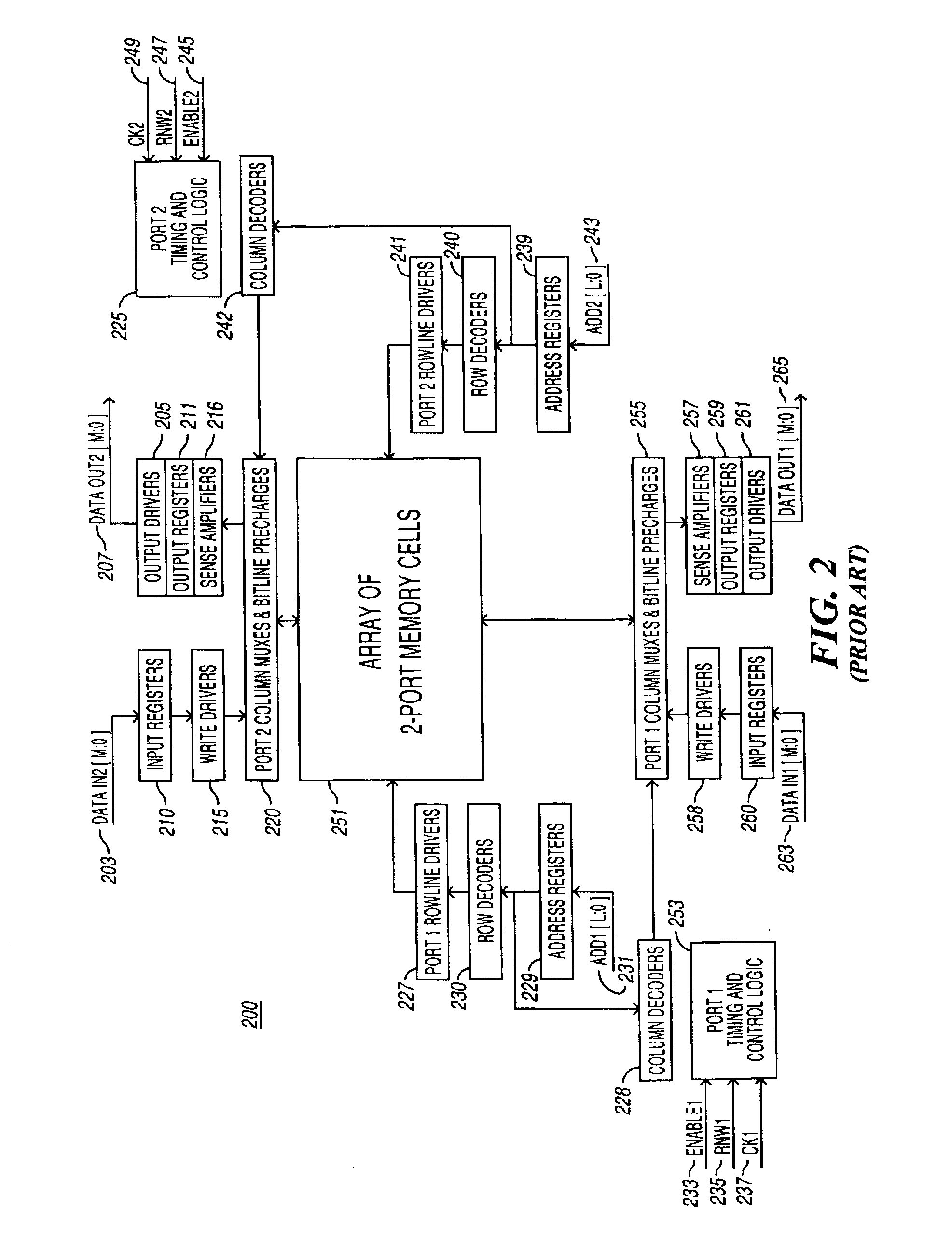 Method and apparatus for providing pseudo 2-port RAM functionality using a 1-port memory cell