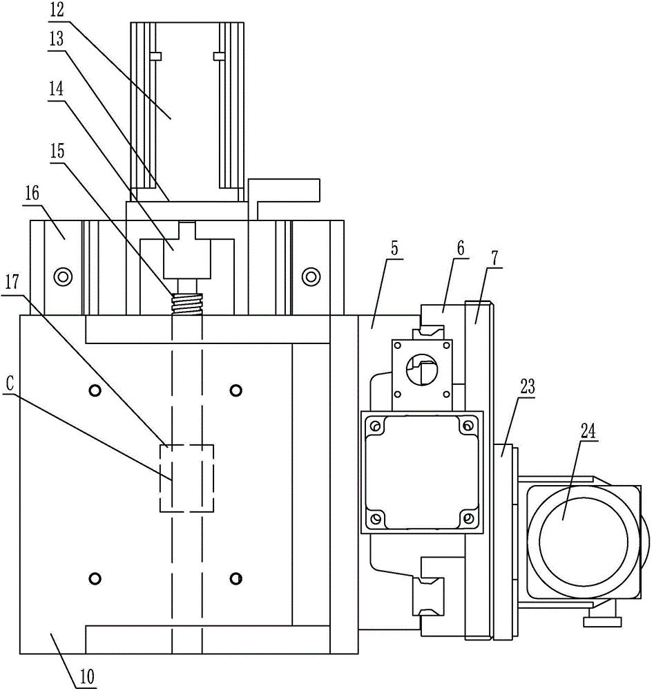 Online arc-shaped abrasive wheel trimming device based on cup-shaped tool spherical surface envelope