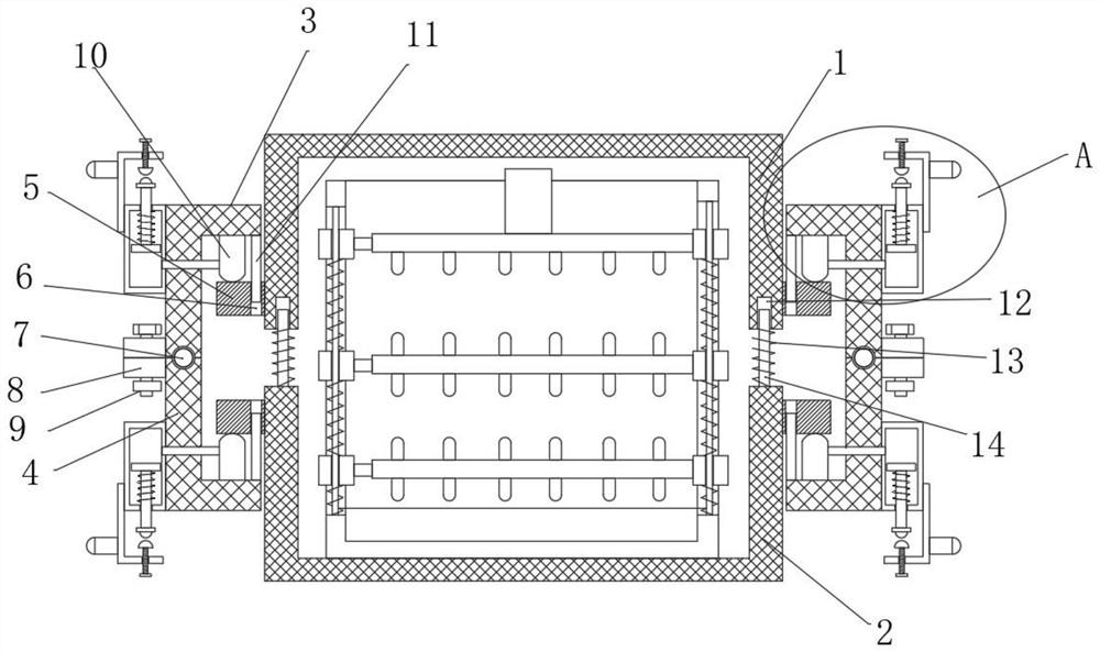 High-performance novel energy storage lithium battery with stable structure