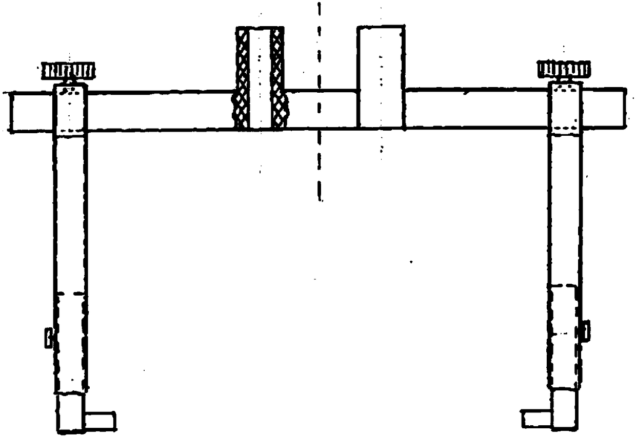 A lateral ventricle frontal horn puncture guiding device