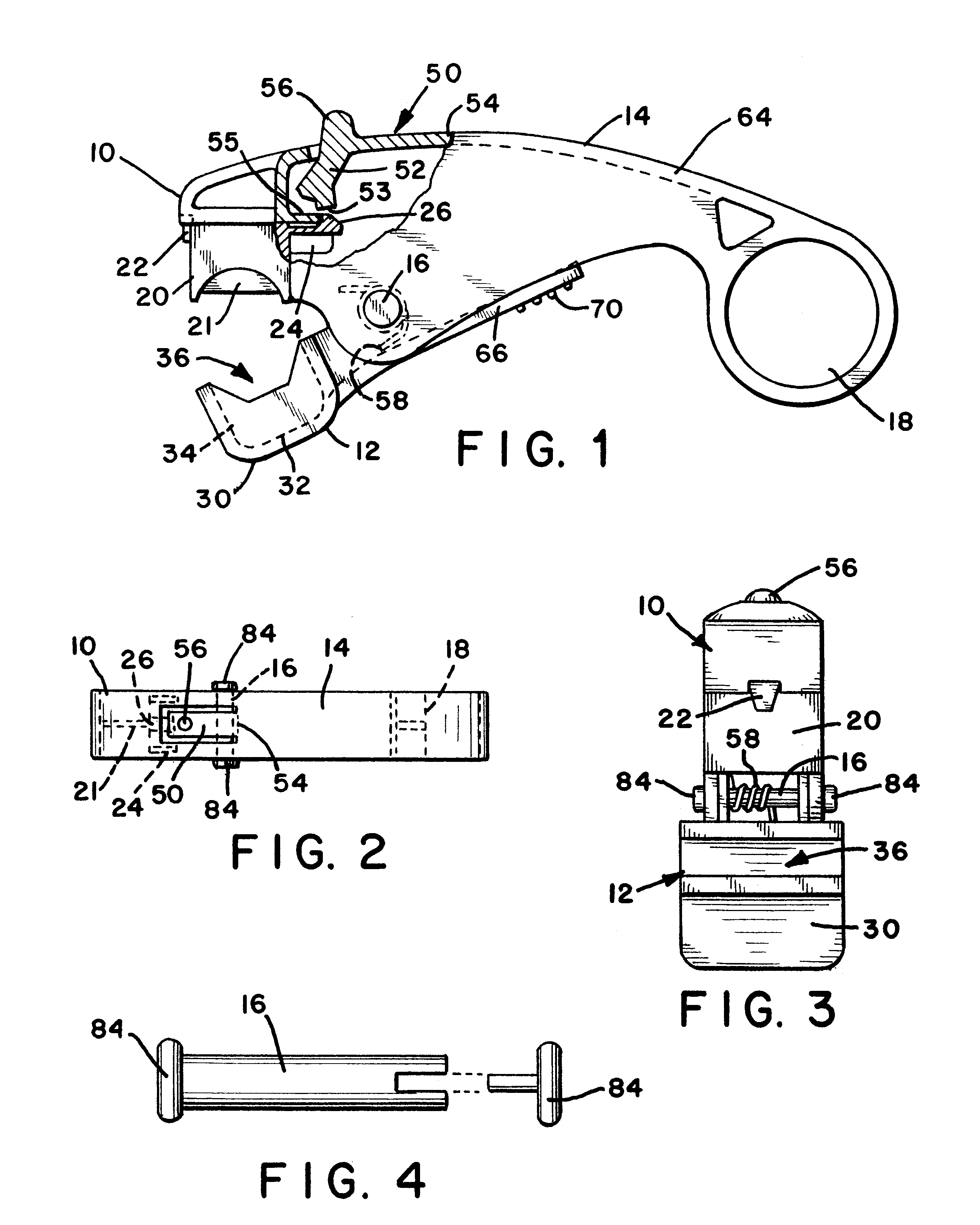 Single drop trimmer with limited cartridge release