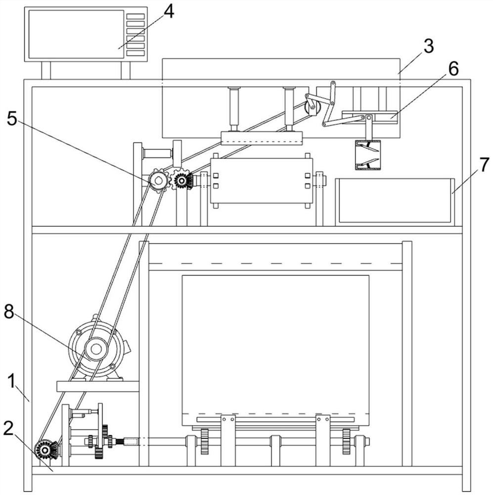 Medical cotton swab processing device