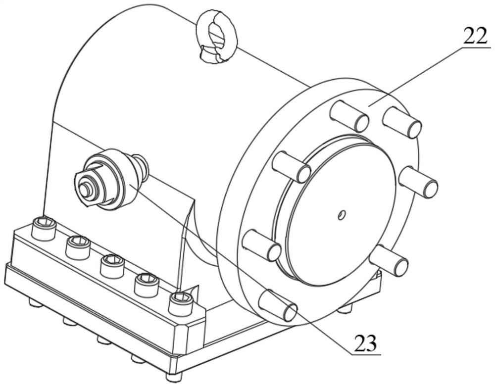 Planet carrier clamping device