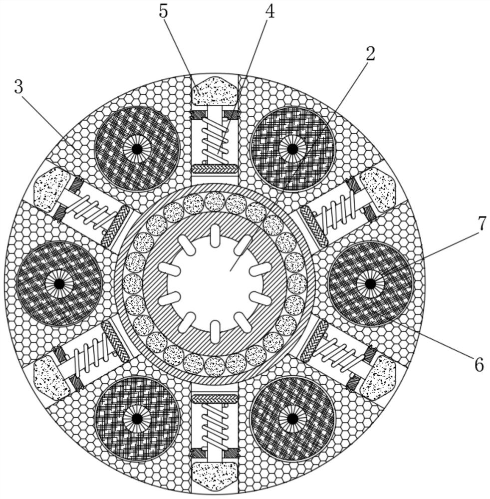 Mechanical arm bearing protection device capable of avoiding corrosion and reducing friction