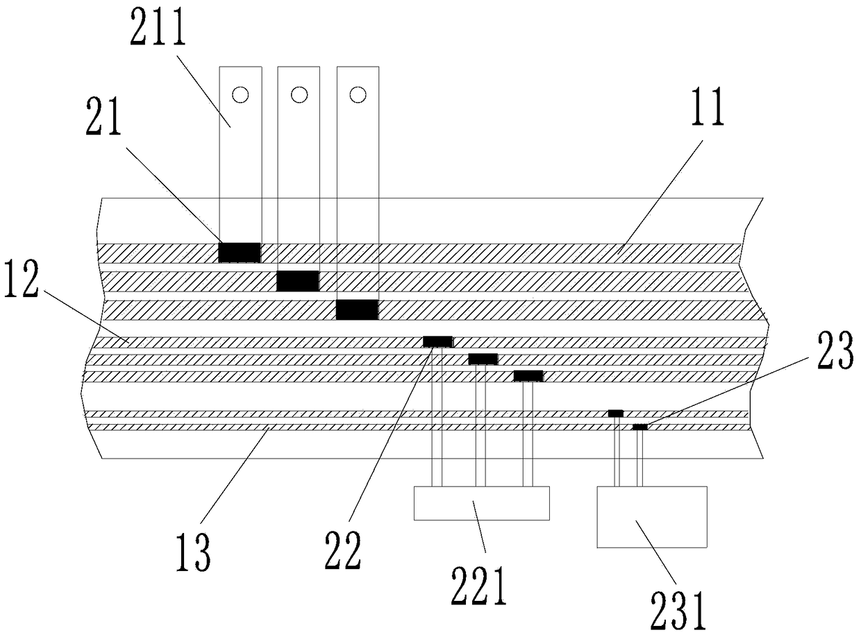 Anti-twist cable structure of wind power generator cable and wind power generator