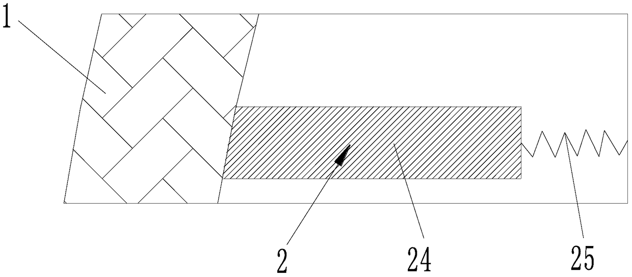 Anti-twist cable structure of wind power generator cable and wind power generator