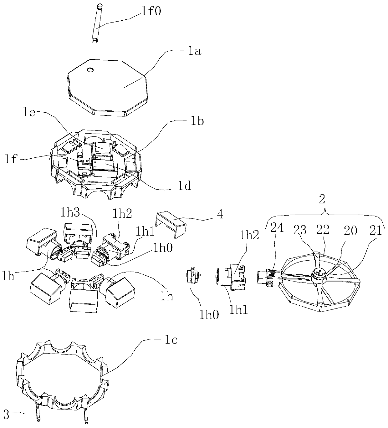 Aviation power unit and its flight frame and modular aircraft