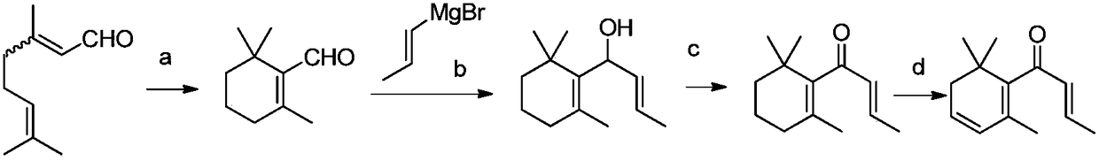 Method for synthesizing beta-damascenone
