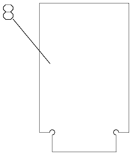 Silencer exhaust pipe welding mold