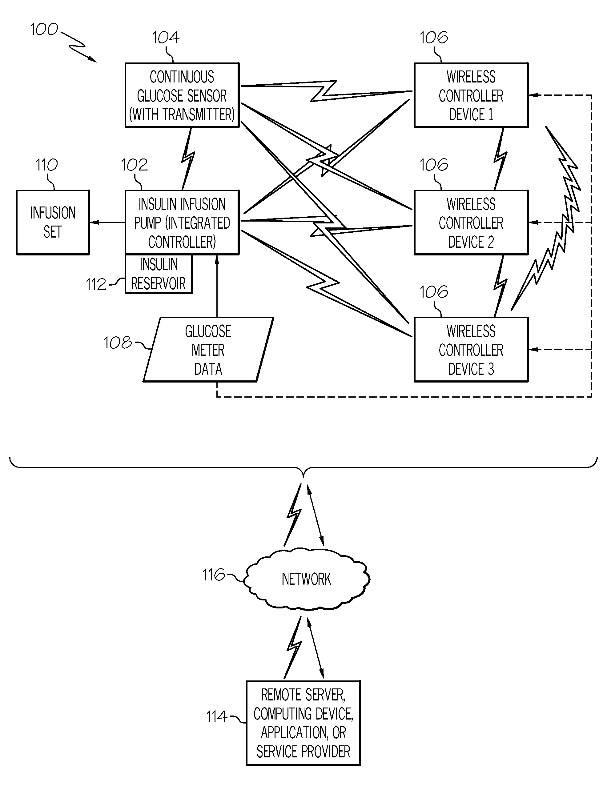 Coordination of control commands in a medical device system having at least one therapy delivery device and at least one wireless controller device