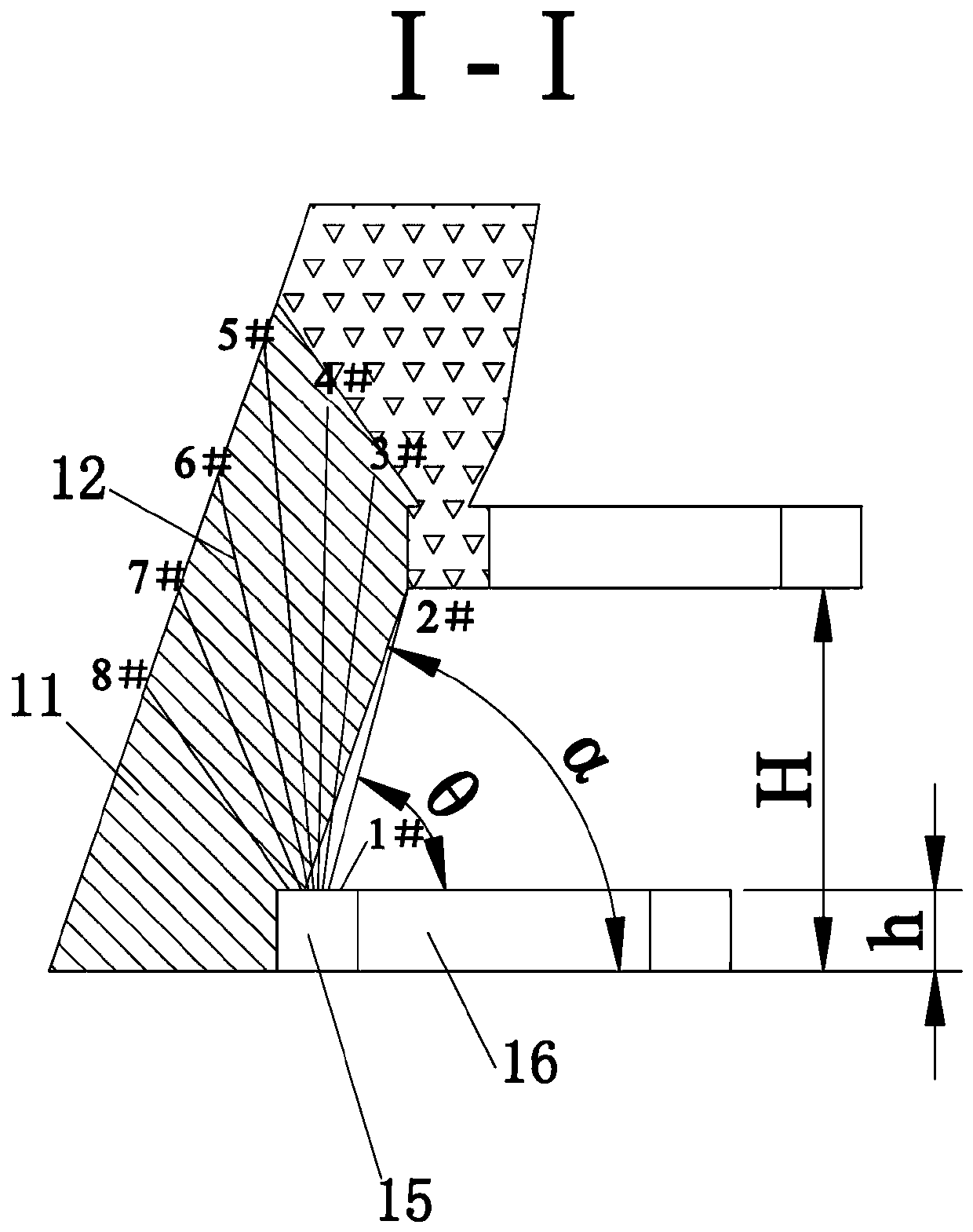 A low-loss and sub-cave mining method for steeply inclined medium-thick ore bodies