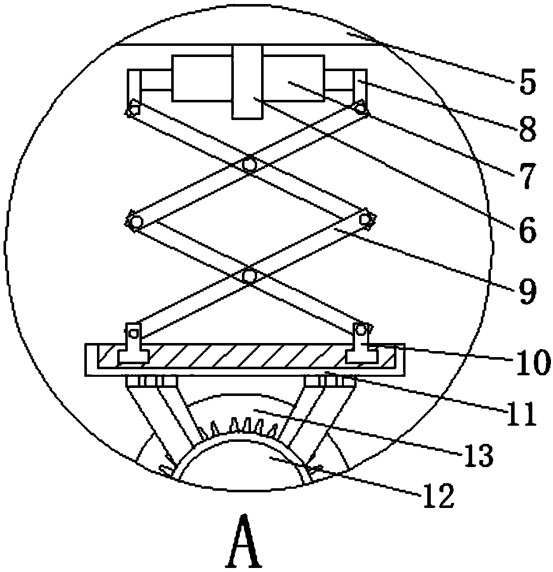 Woven-bag cutting device