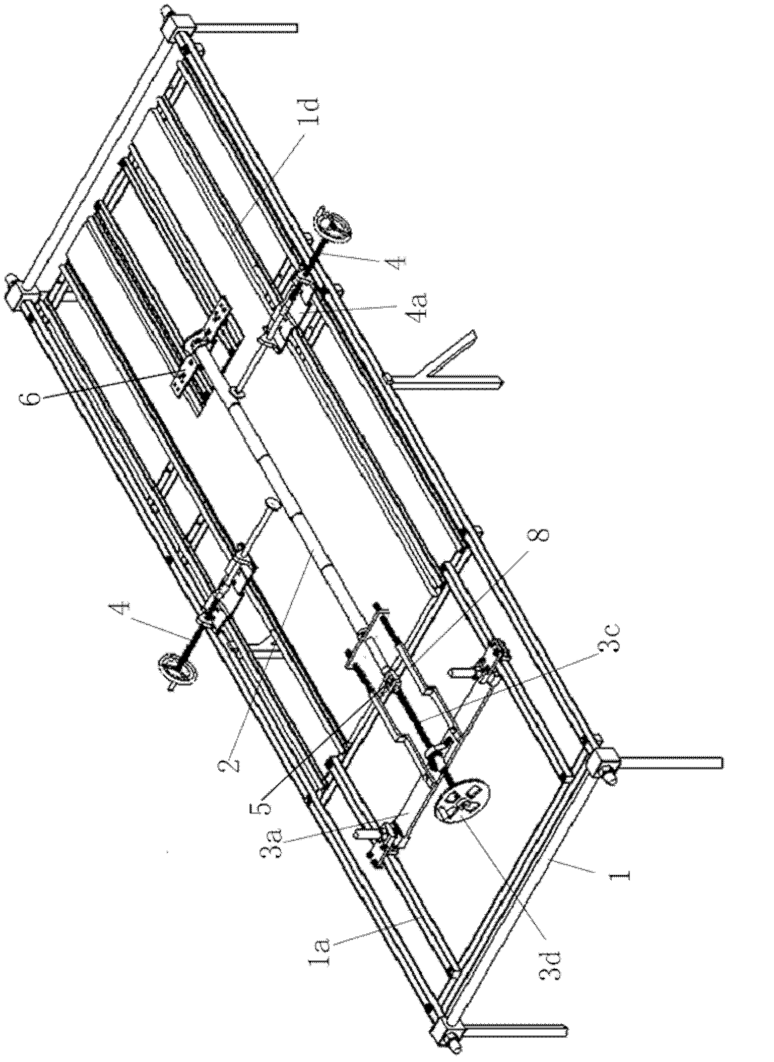Double-layer pipe overall buckling simulation experiment device and method