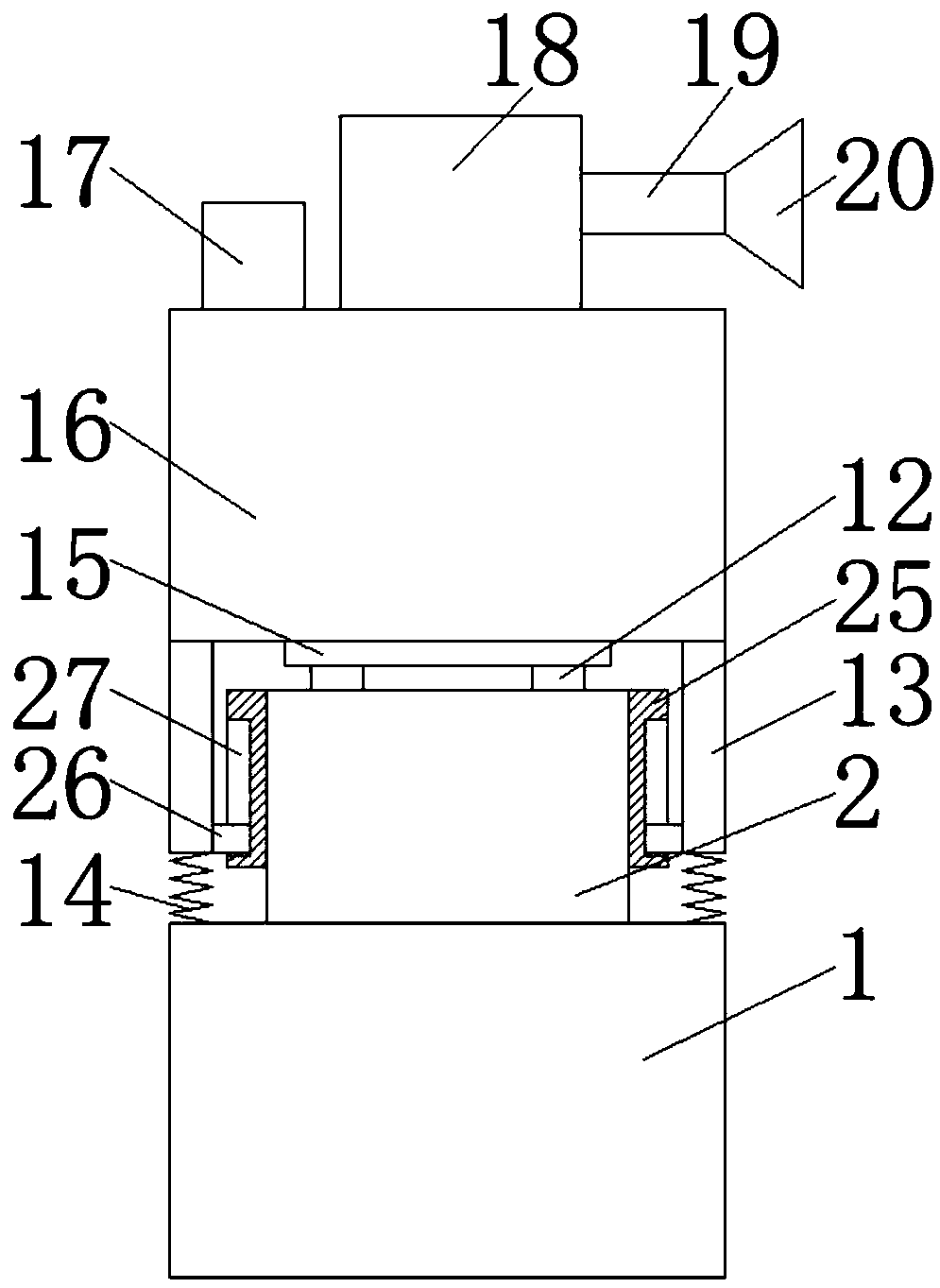 Metal paint spraying device convenient to use